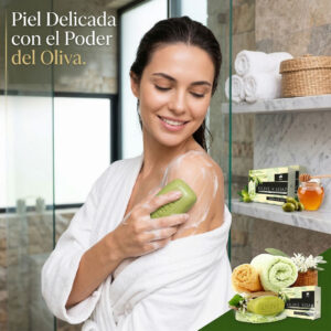 Jabón de oliva natural hidratante Fuzion Estilo