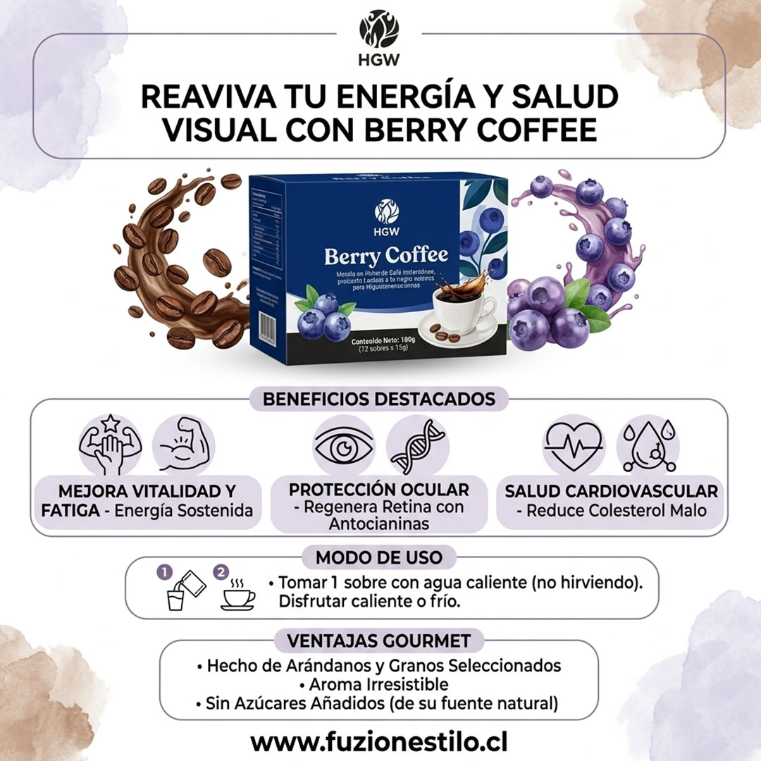 Berry Coffee HGW: La Fusión Perfecta entre Aroma, Energía y Salud Visual - Imagen 2