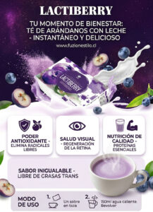 te de arándanos en chile venta